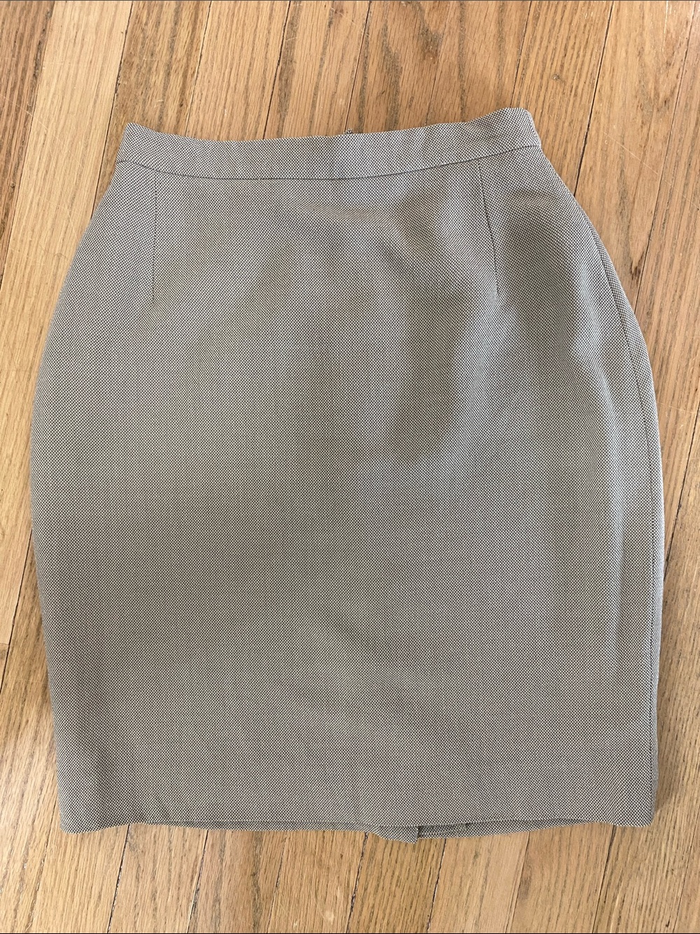 Max Mara Gray/Beige Pencil Skirt